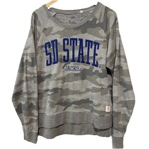 Pressbox South‎ Dakota State Jackrabbits Women's Raglan Camo Sweatshirt Size L